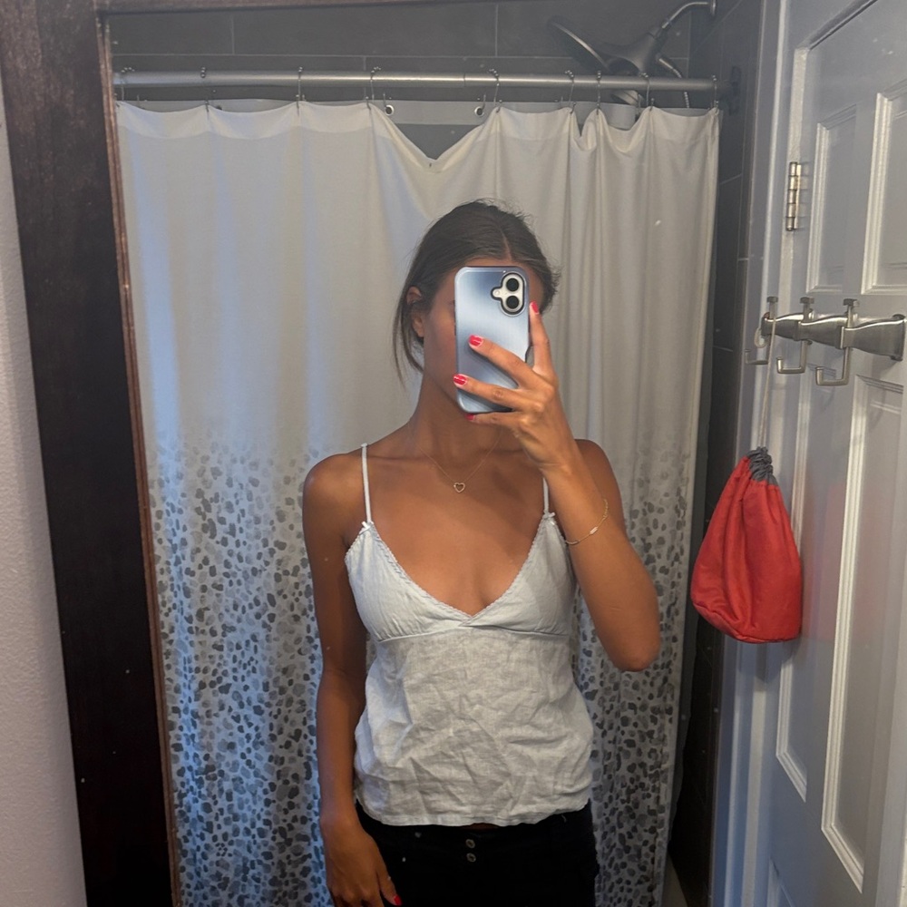 Brandy Melville light blue Spaghetti Strap Top
